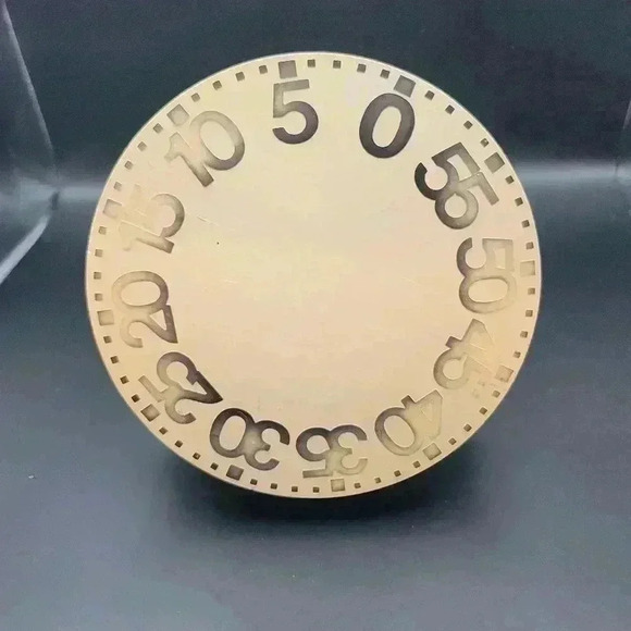 Vintage American Family Scale Company Kitchen Timer 6” Beige 1960s WORKING - Picture 1 of 6